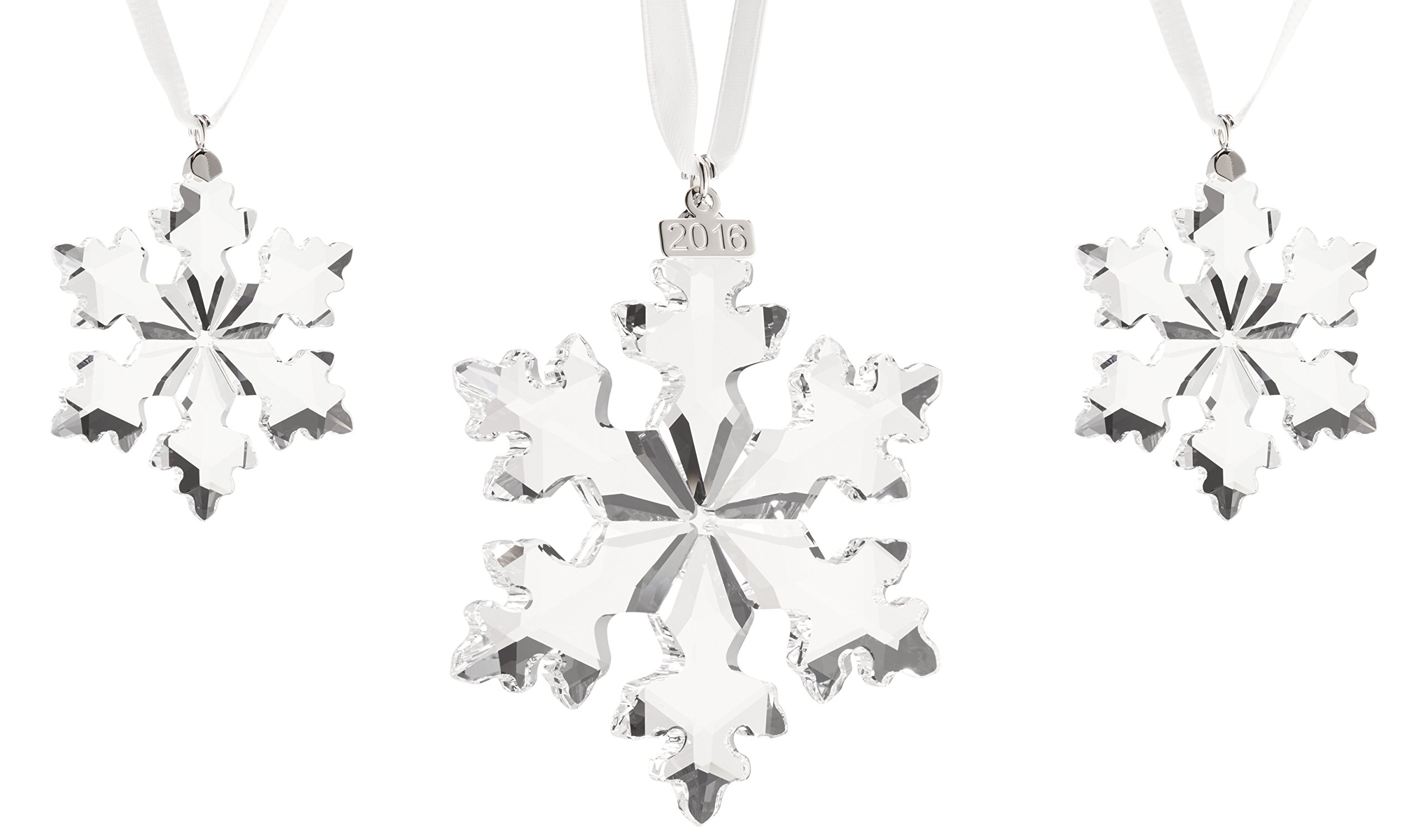 Amazon.com: Swarovski 3-Piece Christmas Ornament Set, Limited